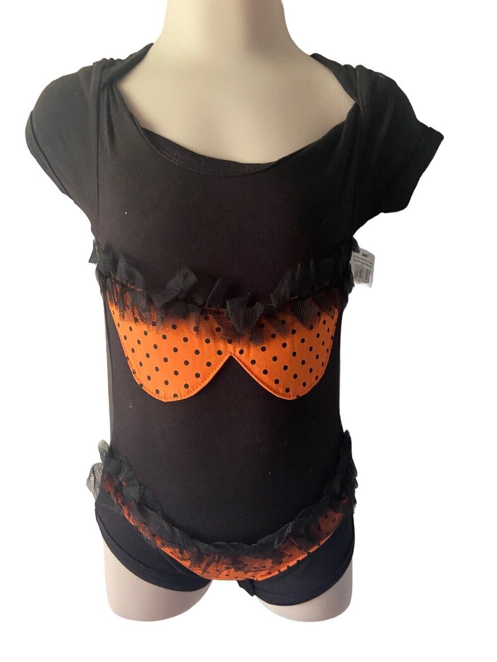 Ganz Diaper Shirt 3-6 month Halloween Bikini Costume One piece Snap Crotch